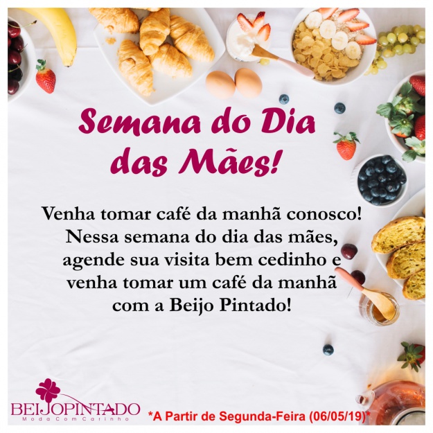 Café da Manhã com a Beijo Pintado ☕ Café da Manhã com a Beijo Pintado ☕